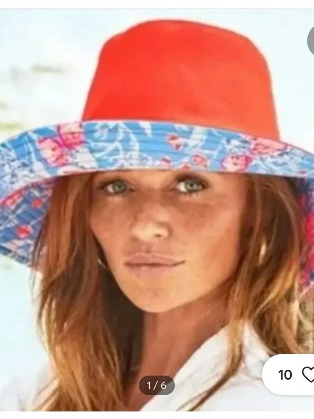 Lilly Pulitzer Sun Hat Bahamian Rhapsody Reversible